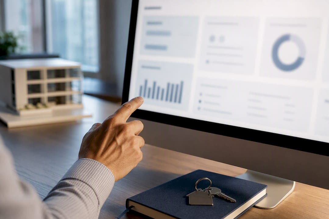 Template to governed property portfolio dashboard for landlords
